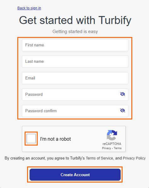 Turbify Login Page .